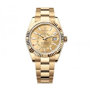 superclone rolex sky-dweller 42 mm cadran champagne 336938
