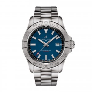 Breitling avenger automatic 42mm mens watch blue stainless steel A17328101C1A1