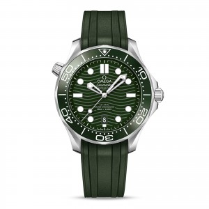 Omega seamaster diver 300m co-axial master chronometer 42mm mens watch green O21032422010001
