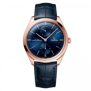 Omega de ville tresor 40mm mens watch navy O43553402203001