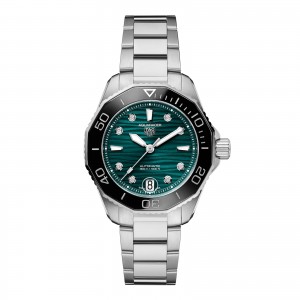 TAG Heuer aquaracer professional 300 36mm ladies watch green WBP231G.BA0618